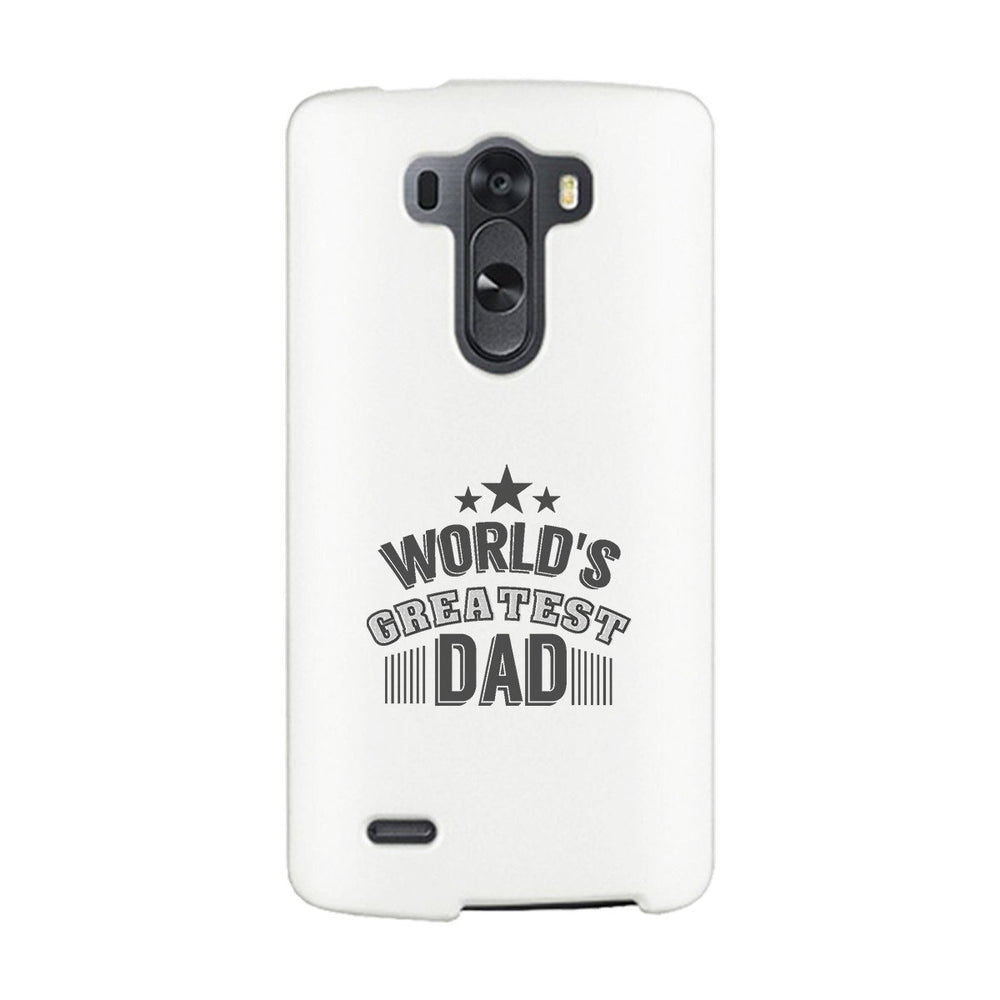 World's Greatest Dad White Phone Case