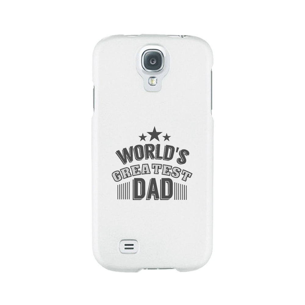 World's Greatest Dad White Phone Case