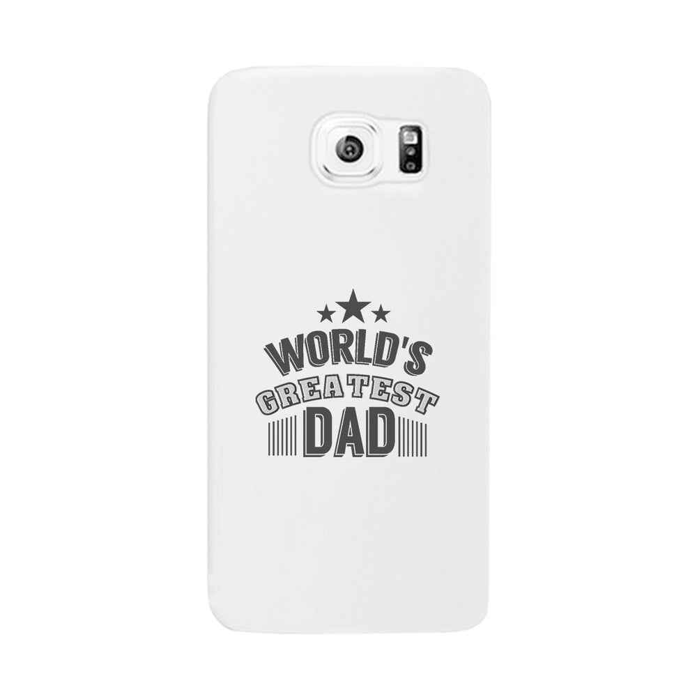 World's Greatest Dad White Phone Case
