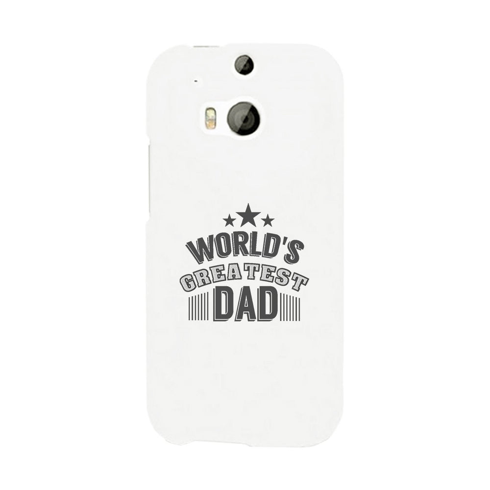 World's Greatest Dad White Phone Case