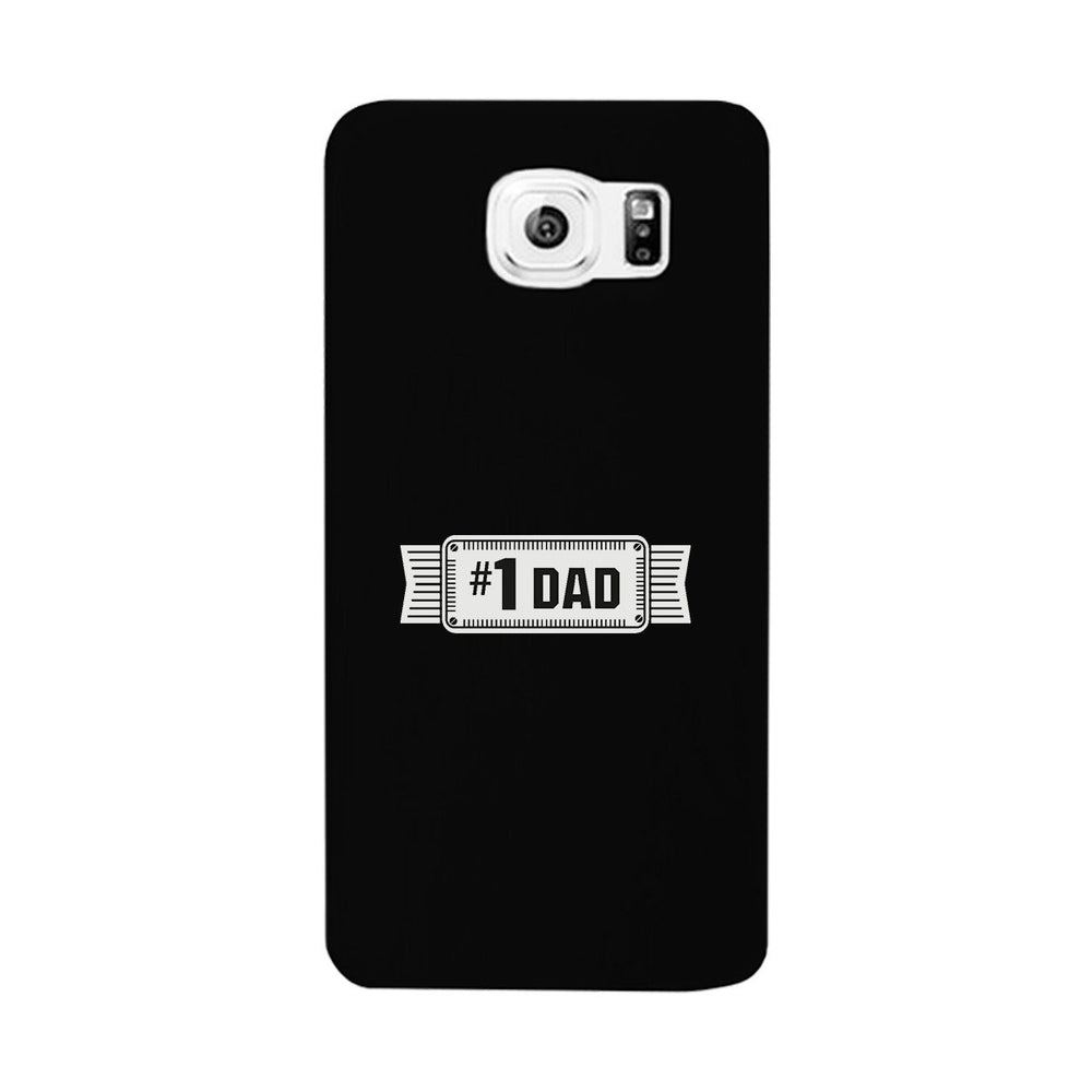 #1 Dad Black Phone Case