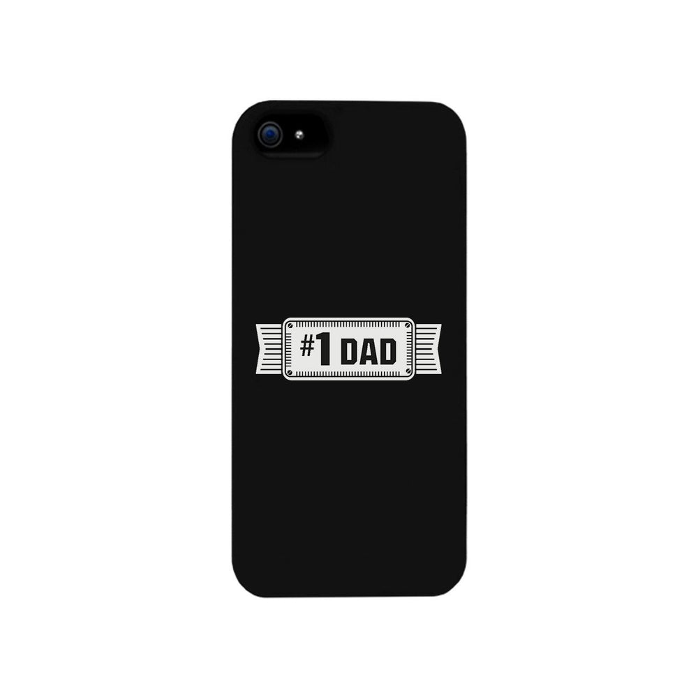 #1 Dad Black Phone Case