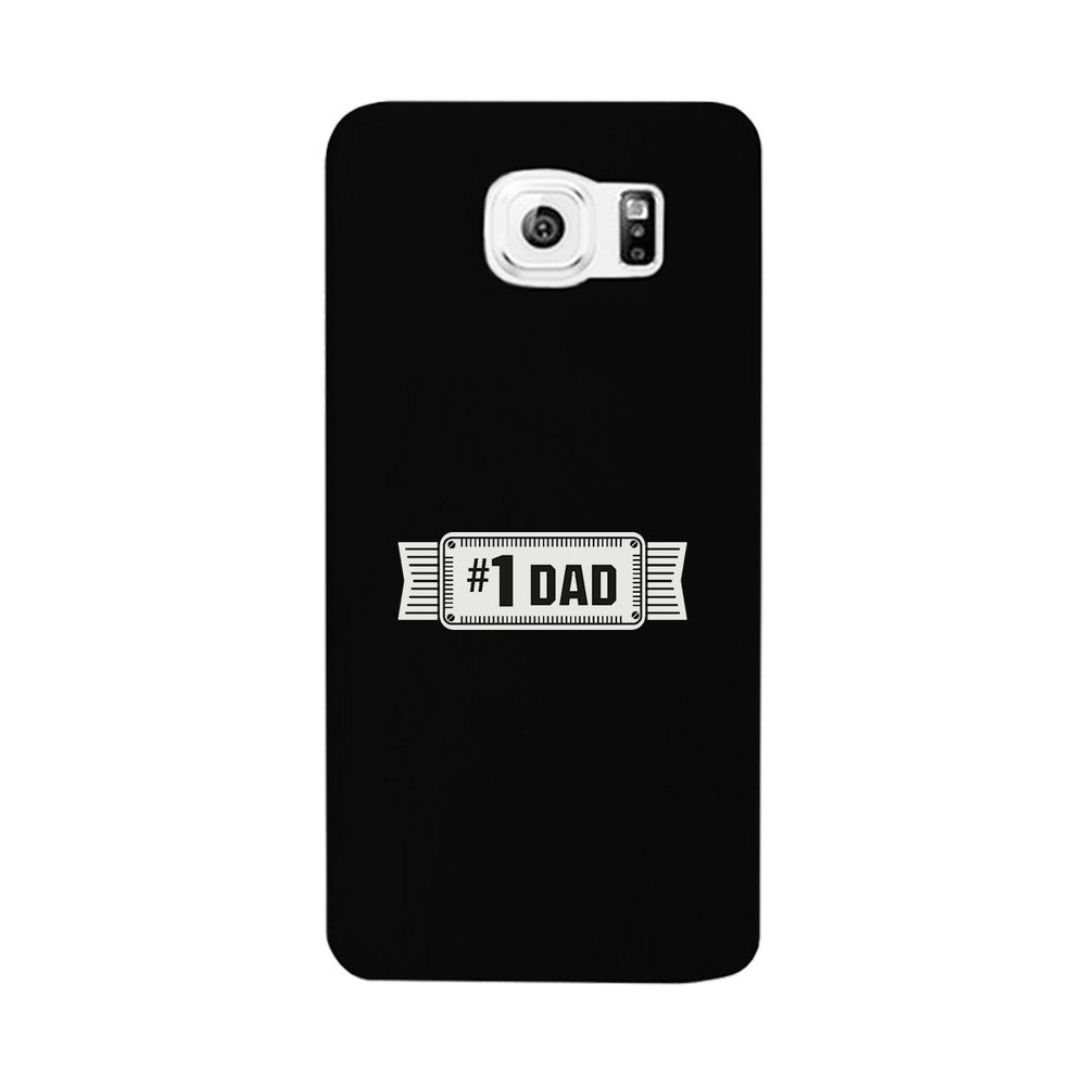 #1 Dad Black Phone Case