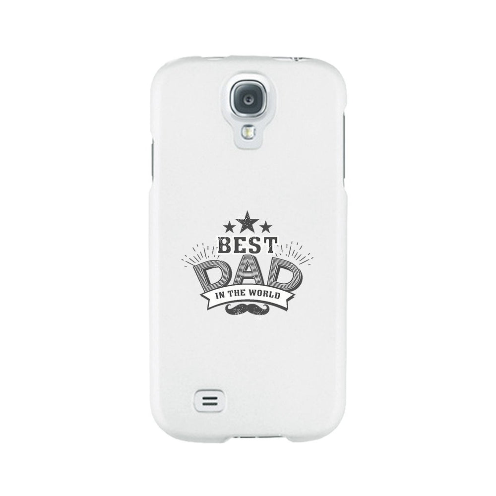 Best Dad In The World White Phone Case