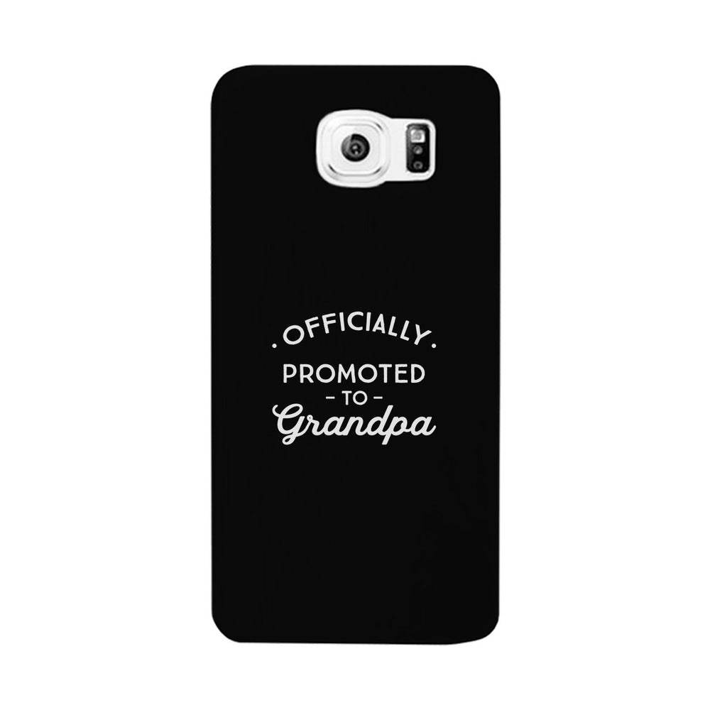 Officially Promoted To Grandpa Black Phone Case