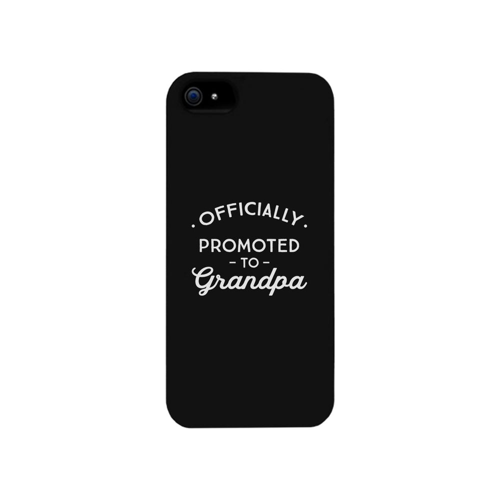 Officially Promoted To Grandpa Black Phone Case