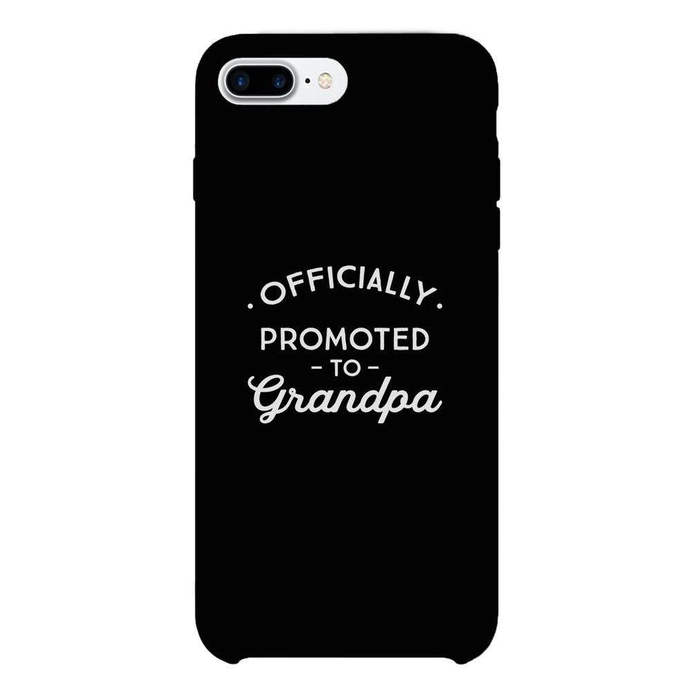 Officially Promoted To Grandpa Black Phone Case