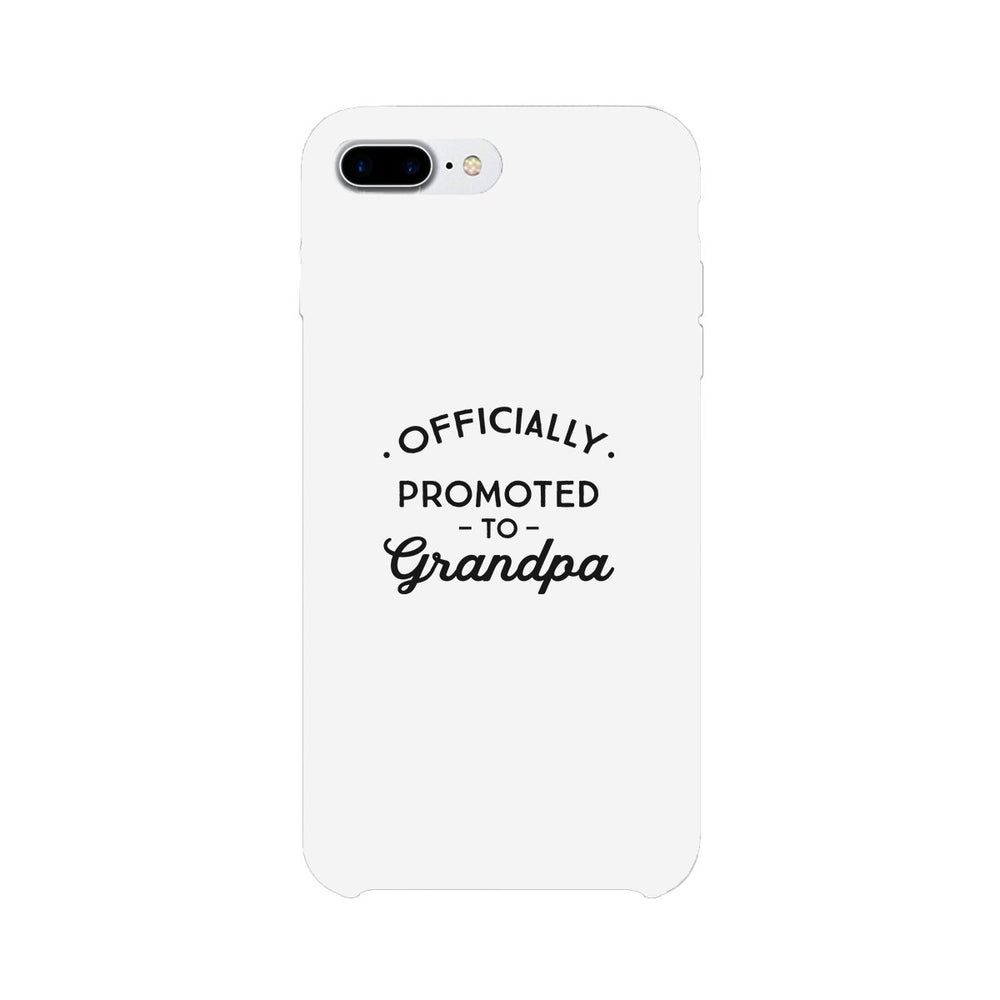 Officially Promoted To Grandpa White Phone Case