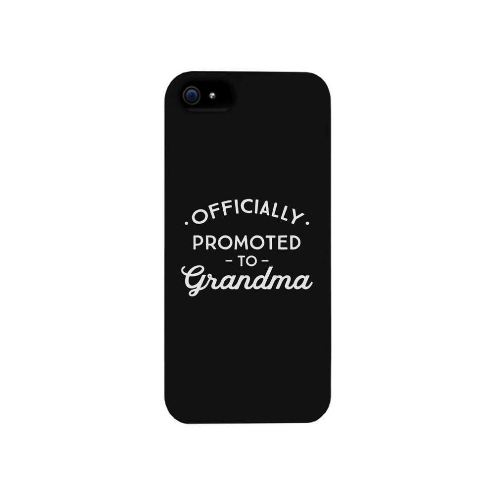 Officially Promoted To Grandma Black Phone Case