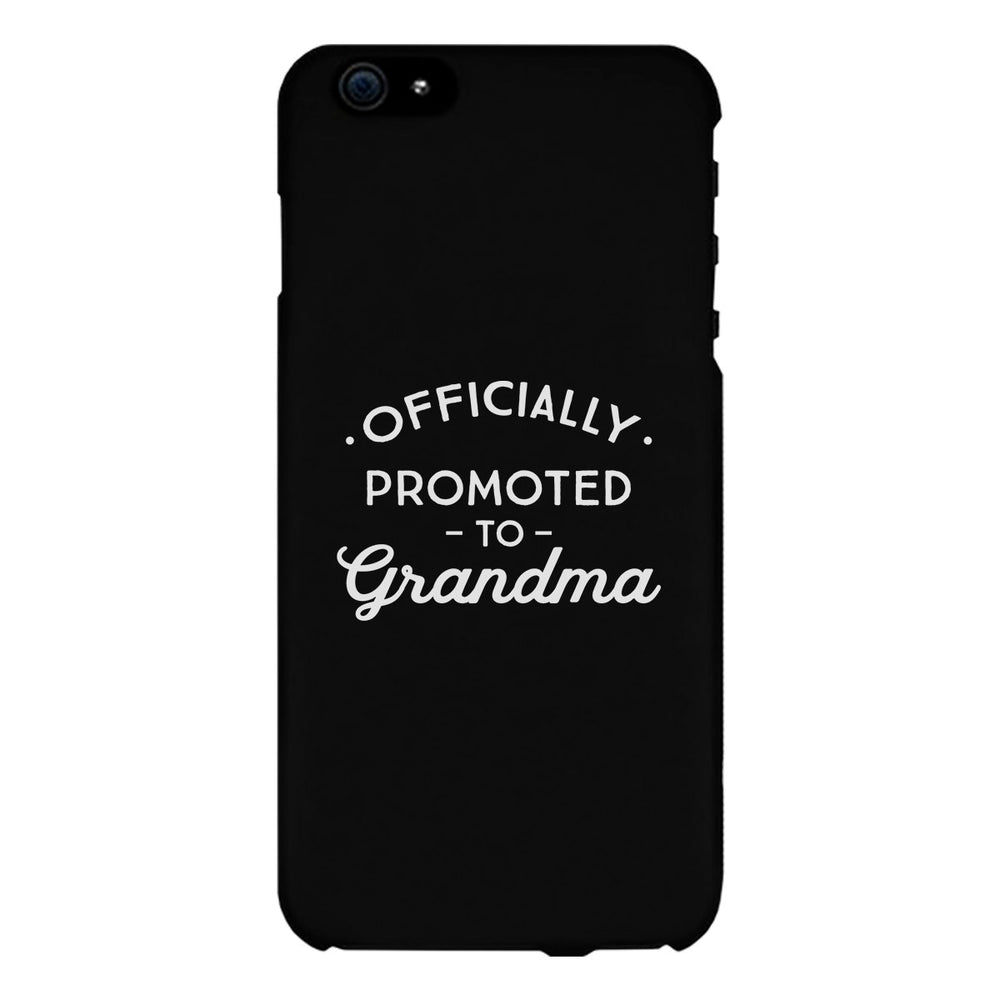 Officially Promoted To Grandma Black Phone Case