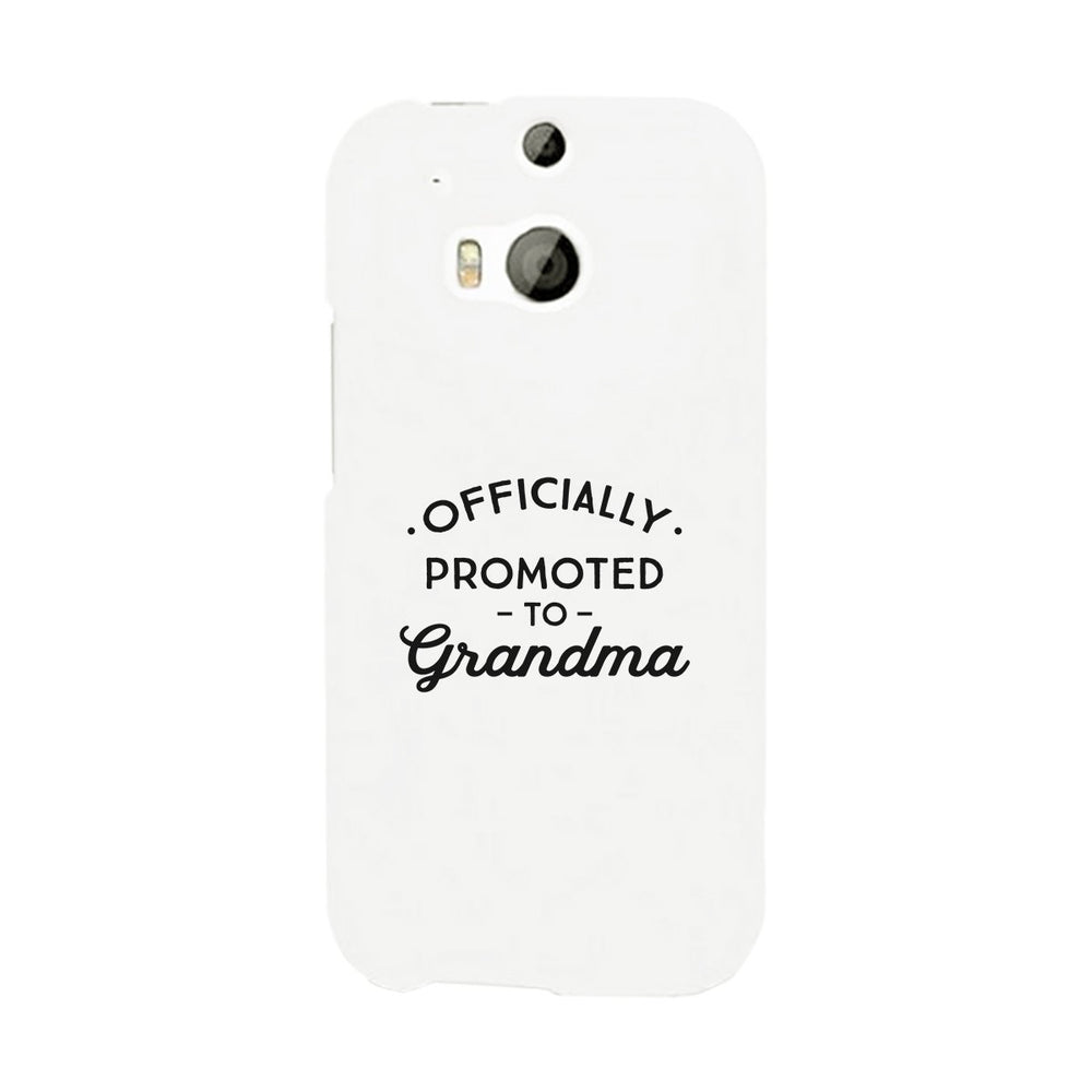 Officially Promoted To Grandma White Phone Case