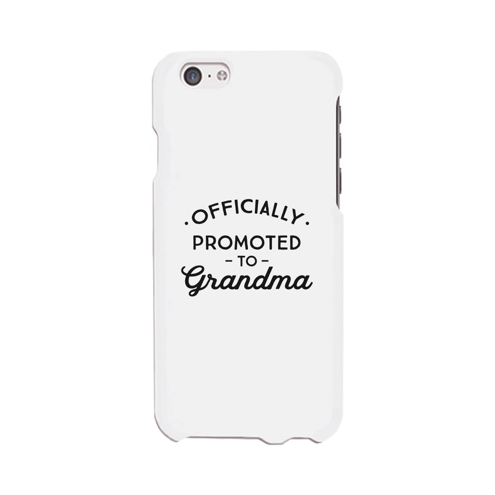 Officially Promoted To Grandma White Phone Case