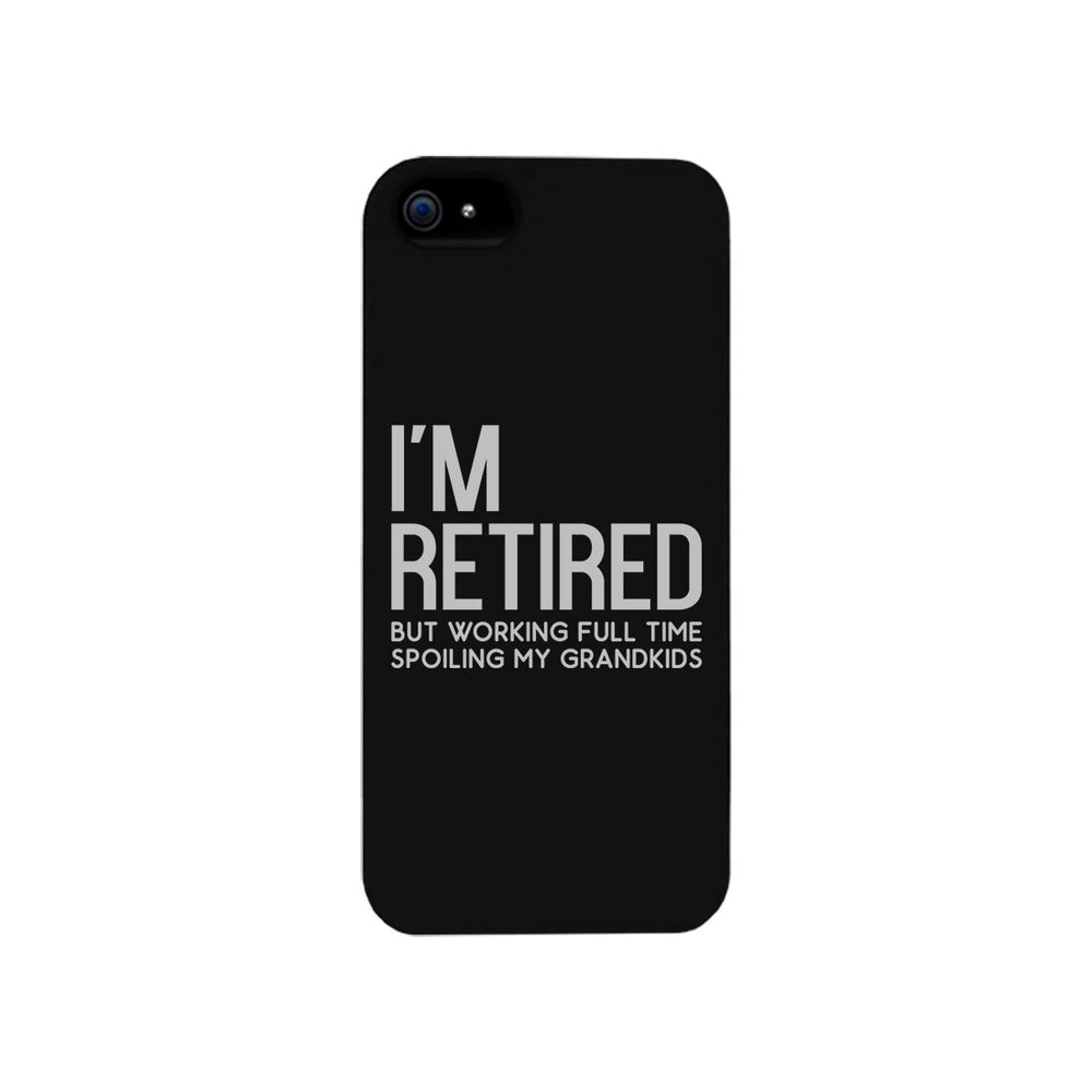 Retired Grandkids Case Funny Grandparents Birthday Gift Phone Cover