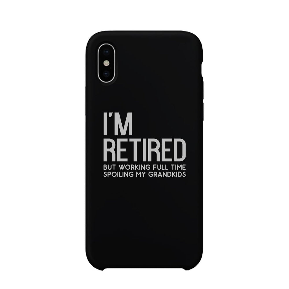 Retired Grandkids Case Funny Grandparents Birthday Gift Phone Cover