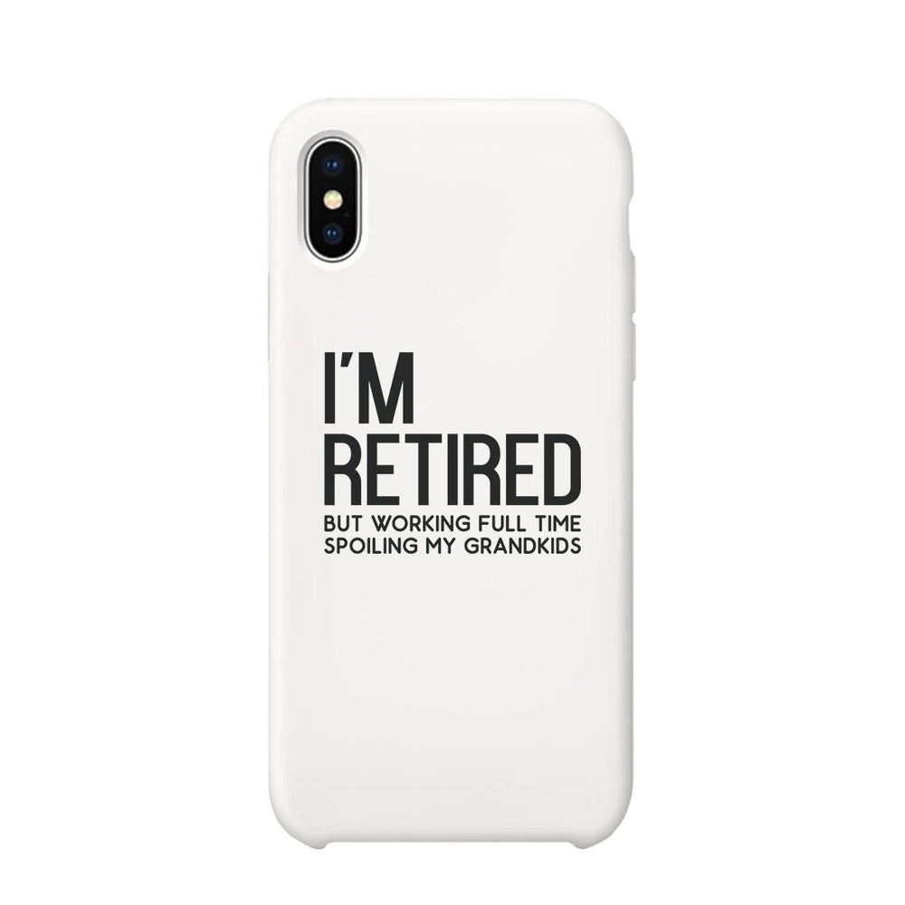 Retired Grandkids Case Funny Grandparents Birthday Gift Phone Cover