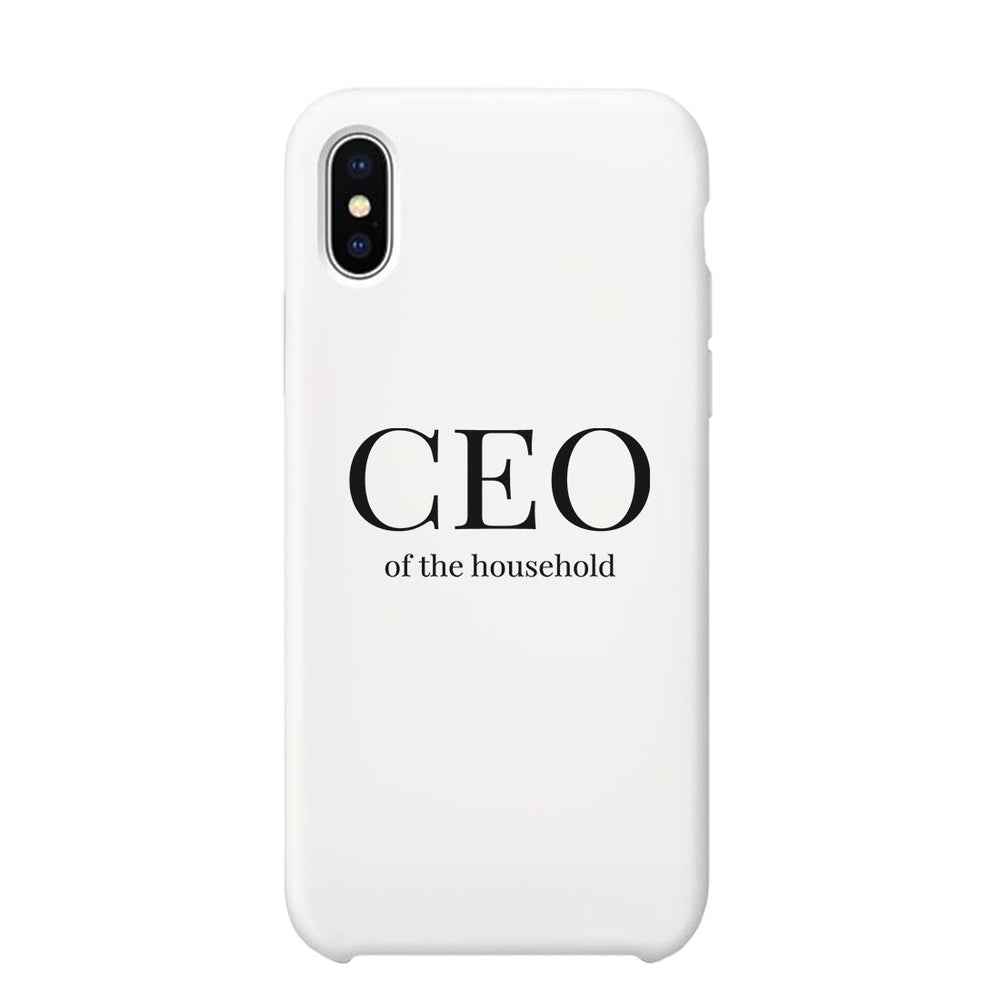 CEO Of The Household Funny Mother's Day Theme Phone Case Slim Fit