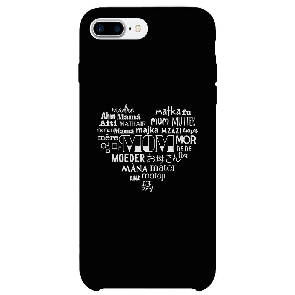 Mom Different Languages Funny Mothers Day Theme Phone Case Slim Fit