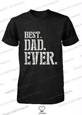 Best Dad Ever Stencil Style T-Shirt - Father's Day Gift Idea, Gift for Dad