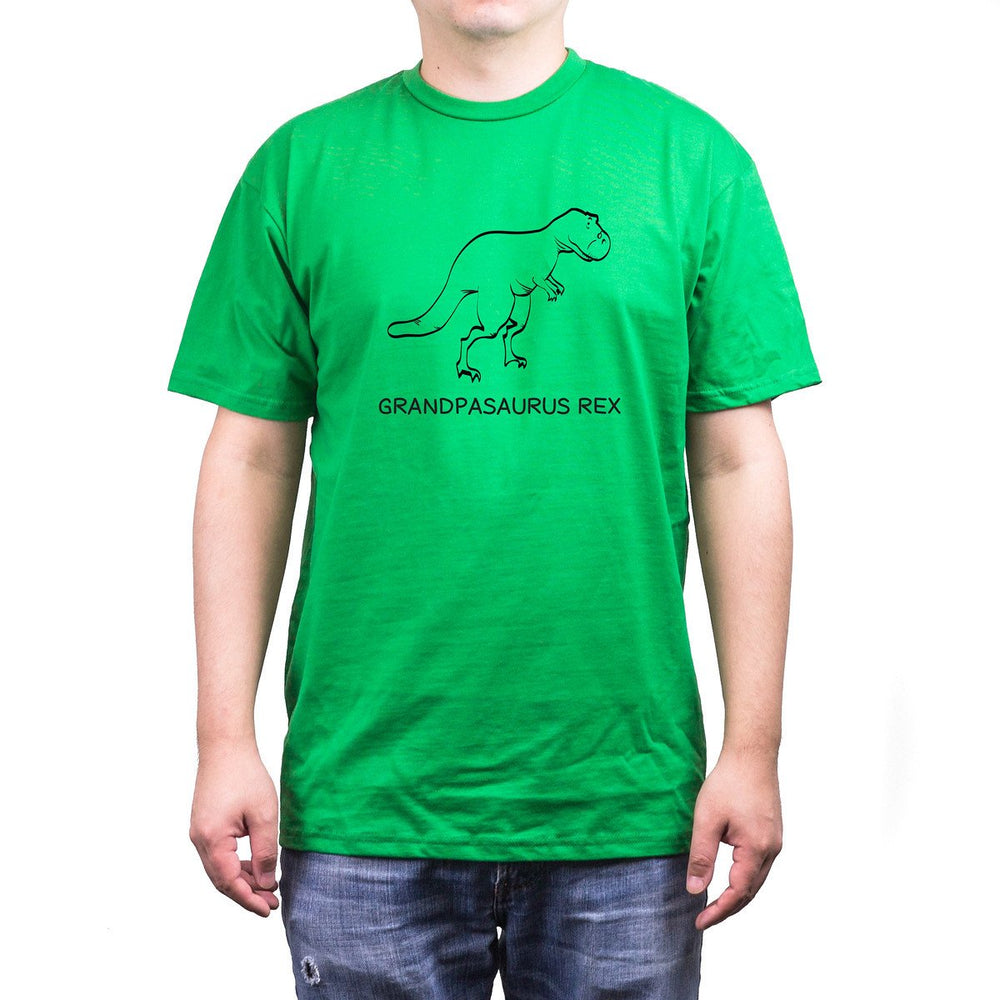 Grandpasaurus Rex Green Men's Shirt