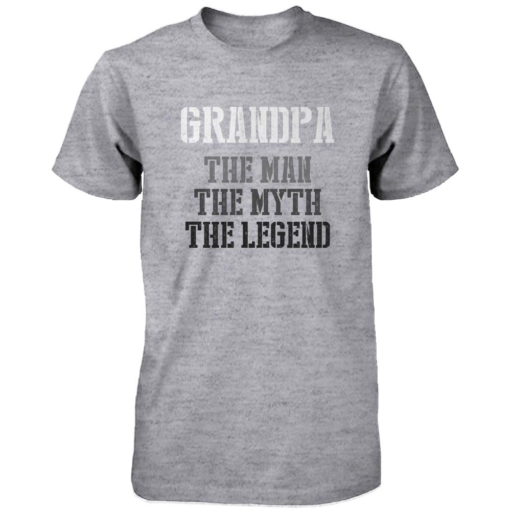 Grandpa Man Myth Legend Grey T-shirts