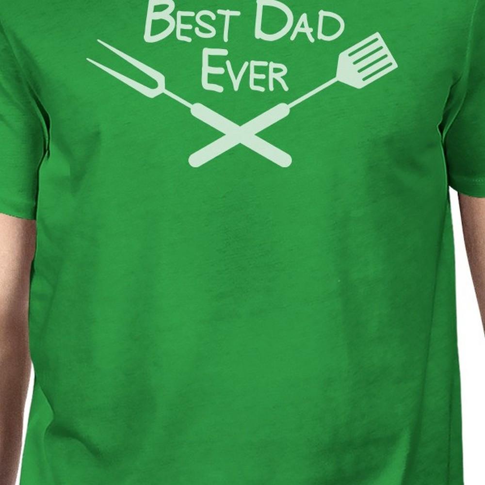 Best Bbq Dad Green Graphic T-shirt For Men Funny Gift Ideas For Dad