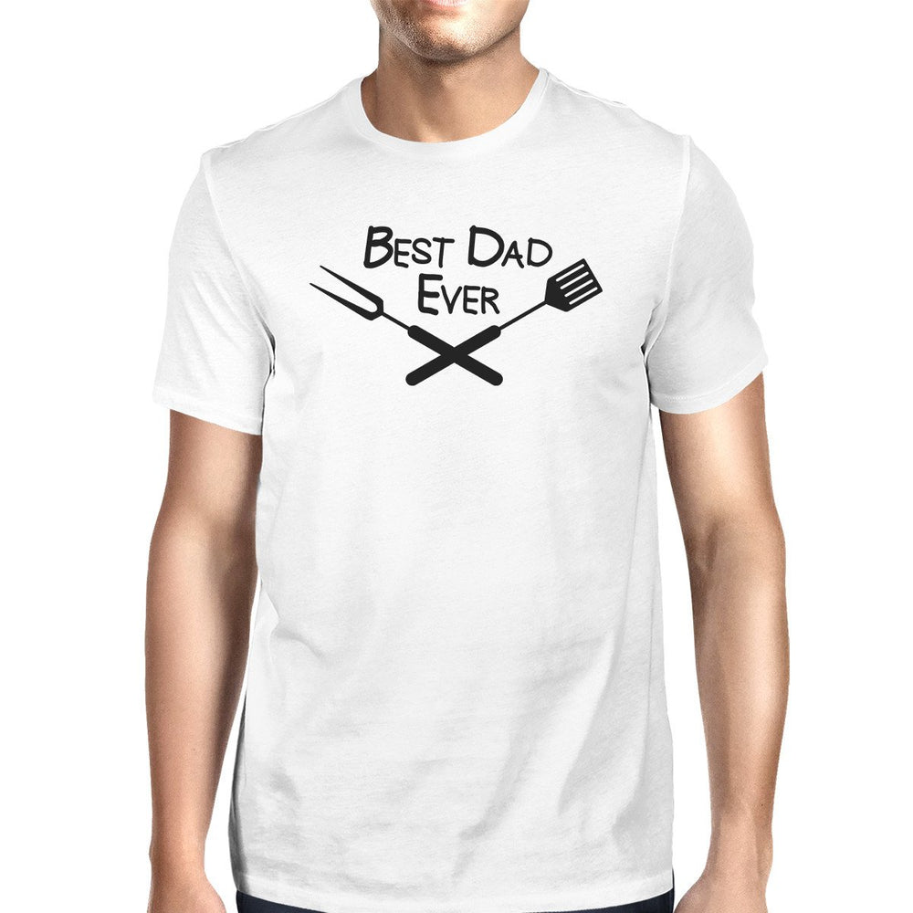 Best Bbq Dad Mens White Graphic Design T-Shirt Unique Gifts For Dad