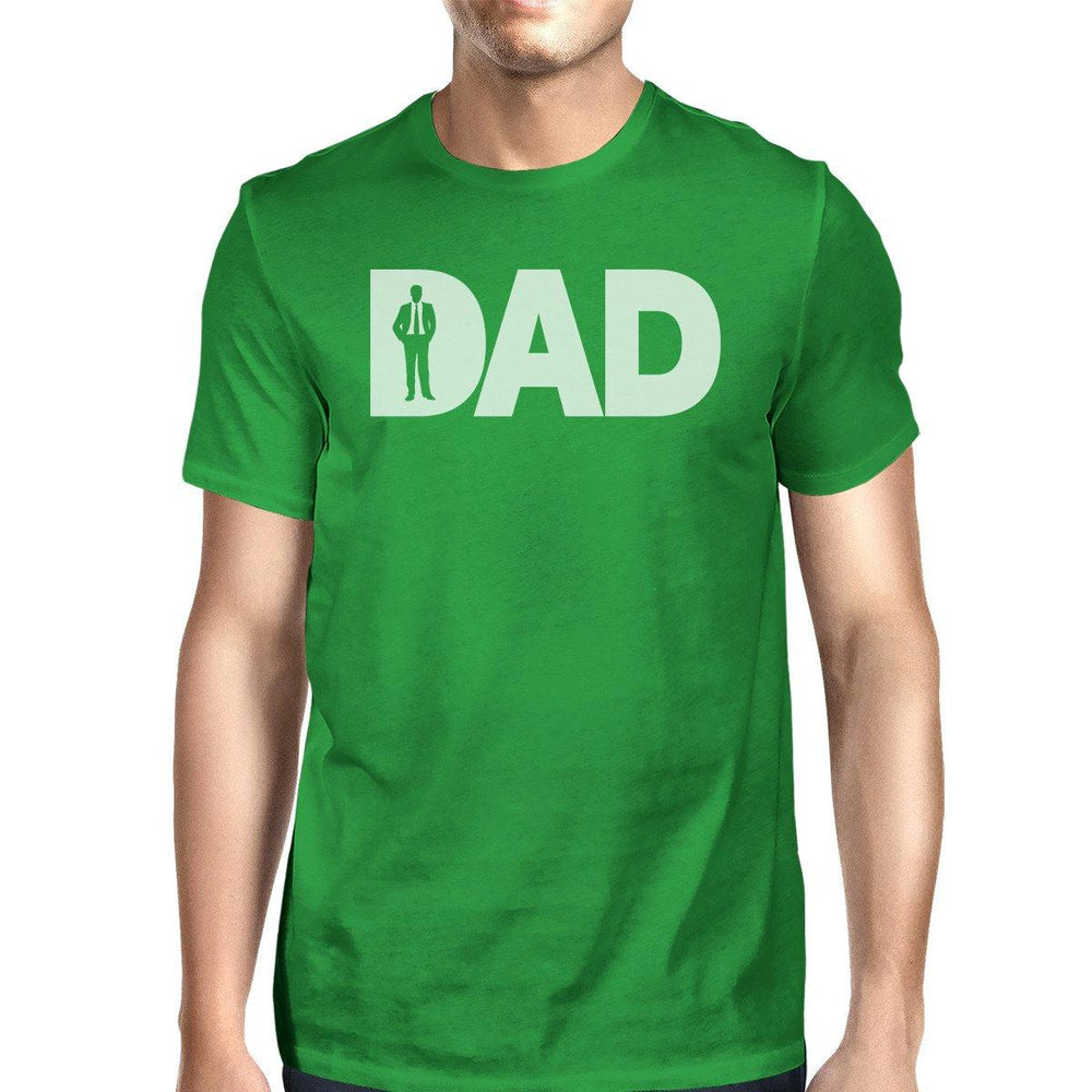 Dad Business Mens Green Round Neck Tee Unique Dad Birthday Gifts