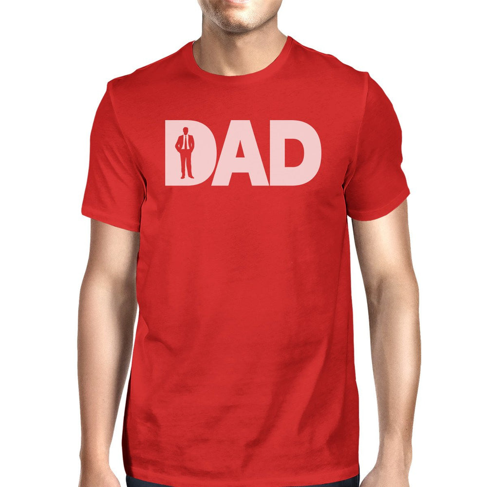 Dad Business Red T-shirt For Men Cotton Round Tee Gifts For Father