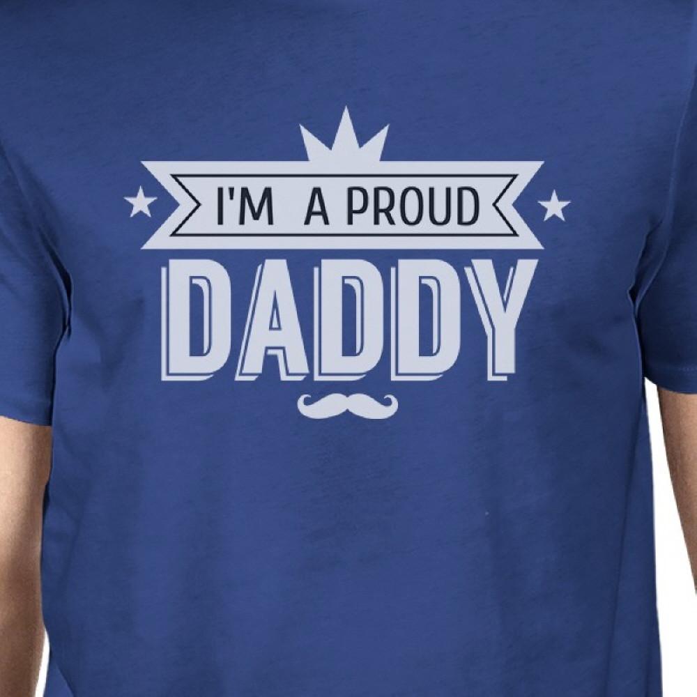 I'm A Proud Daddy Mens Vintage Design Tee Fathers Day Gifts For Him