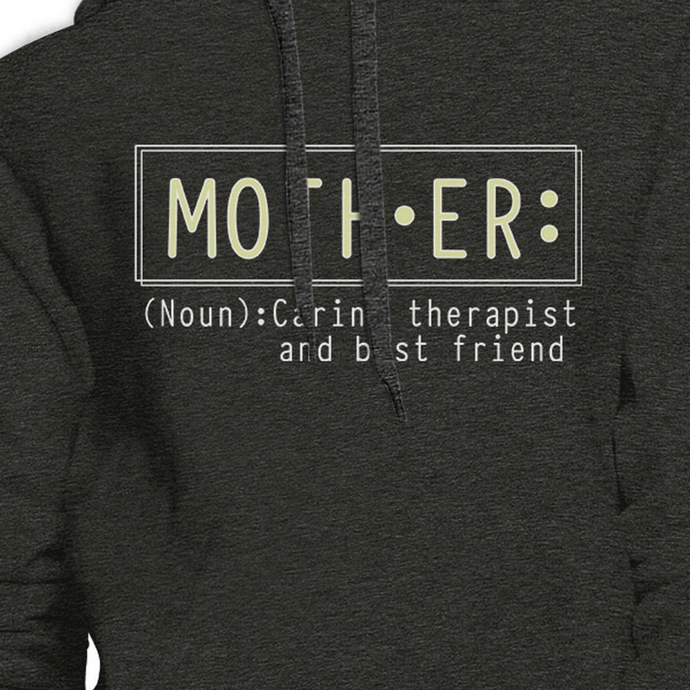 Mother Therapist And Friend Dark Gray Unisex Hoodie For Mothers Day