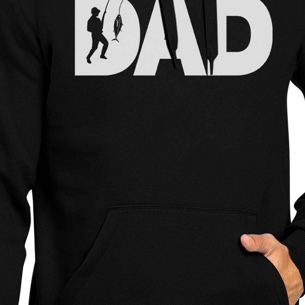 Dad Fish Black Hoodie Fathers Day Gifts For Fishing Lover Dads