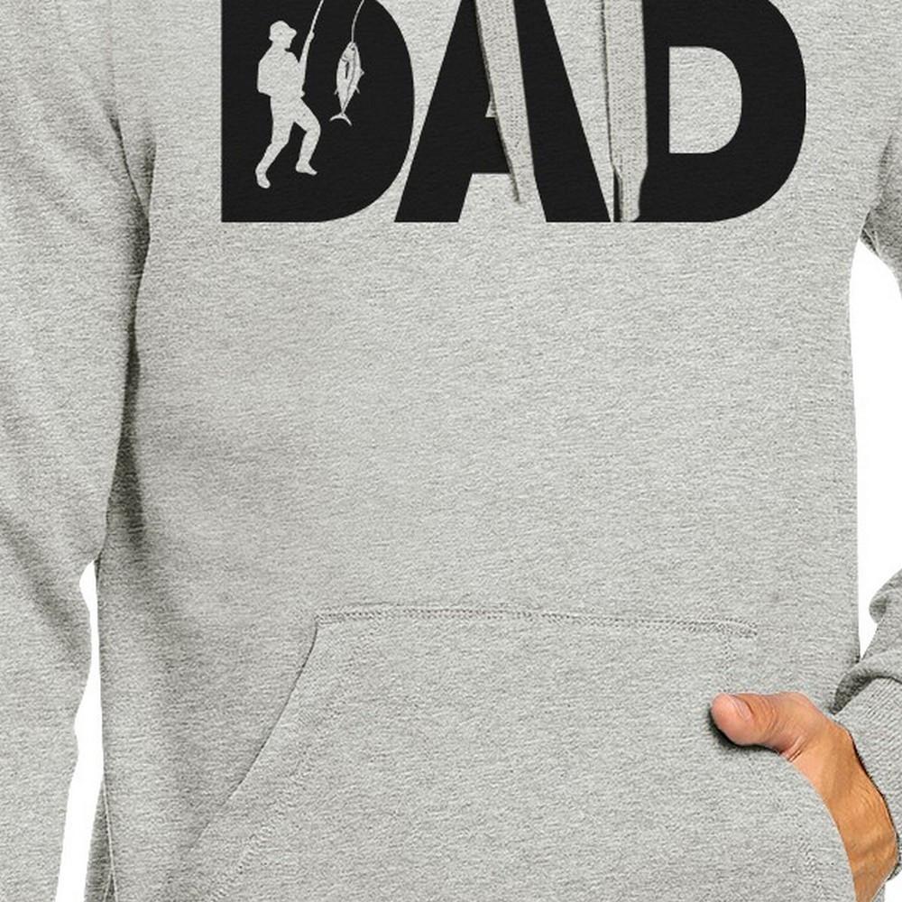 Dad Fish Grey Unisex Hoodie Perfect Gift Ideas For Father In Law