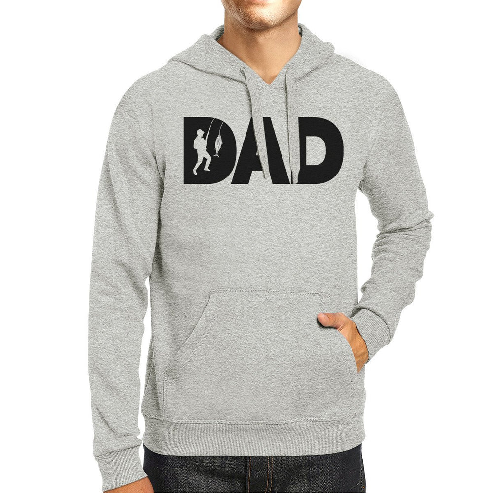 Dad Fish Grey Unisex Hoodie Perfect Gift Ideas For Father In Law