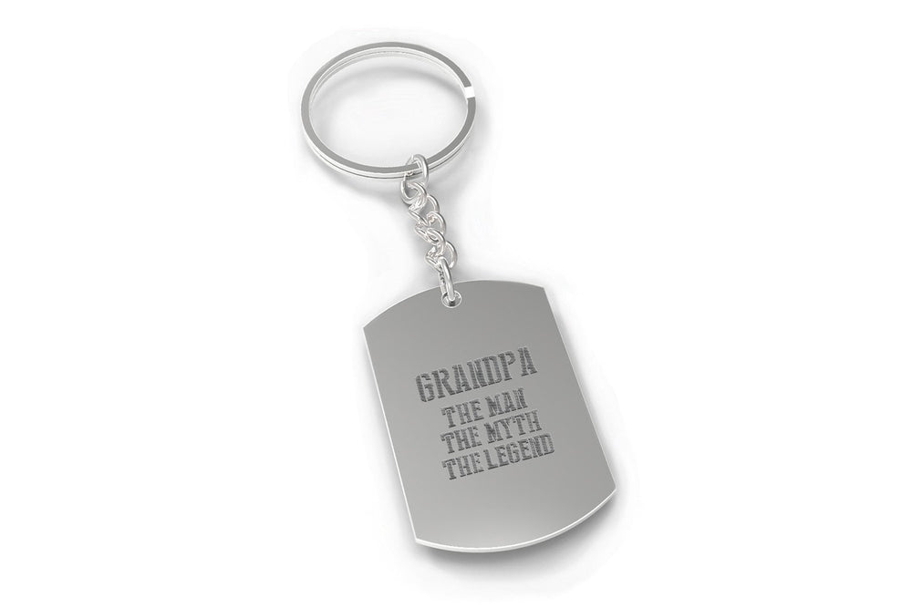 The Man Myth Legend Key Chain for Grandpa Holiday Gift idea for Grandfather
