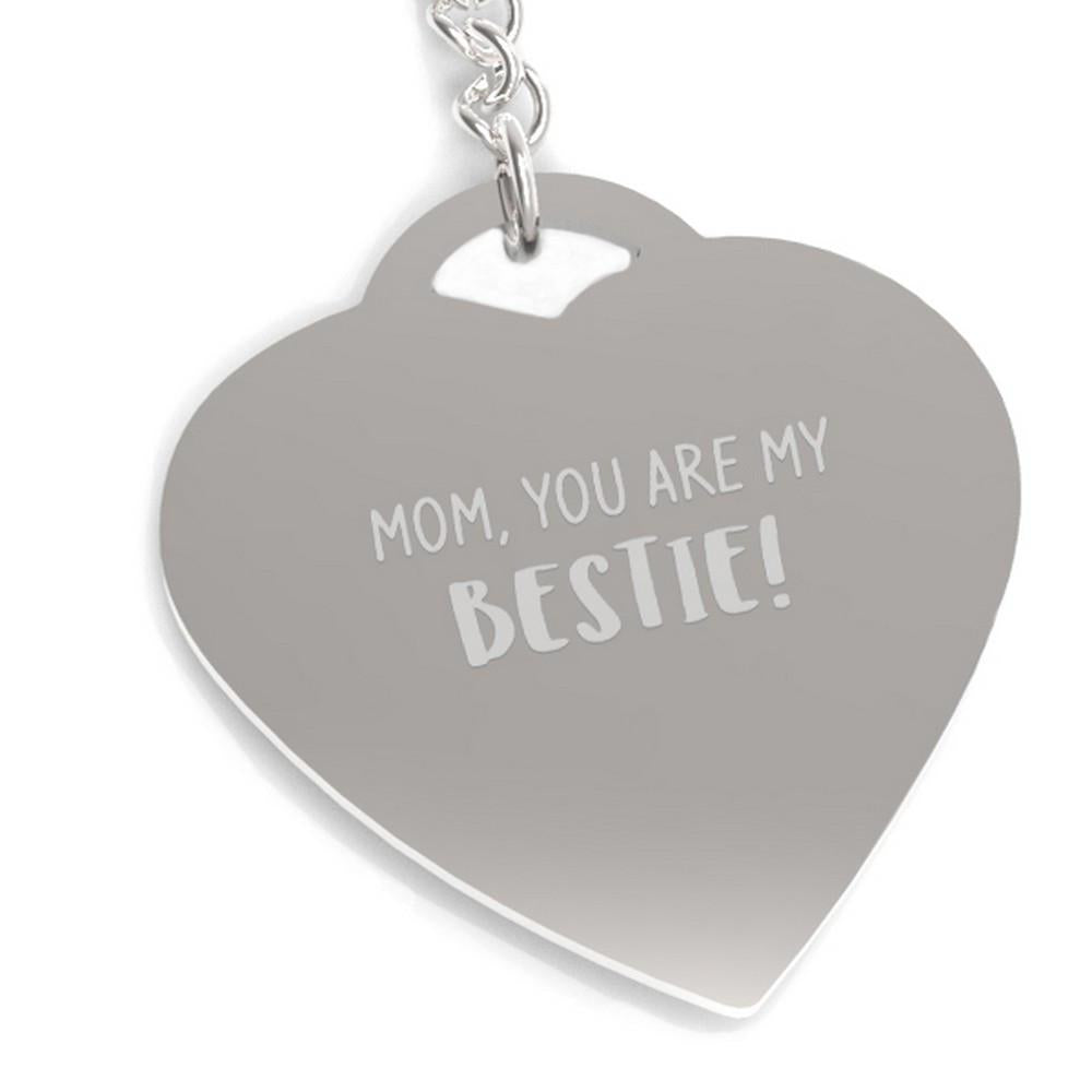Mom You Are My Bestie Key Chain Mother's Day Gifts From Daughter