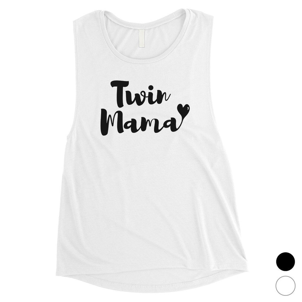 Twin Mama Womens Muscle T-Shirt