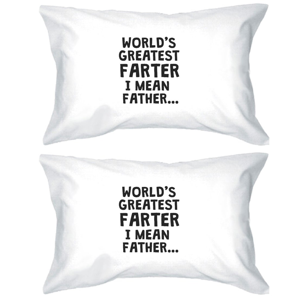 Farter I Mean Father Pillowcases Standard Size Funny Pillow Covers