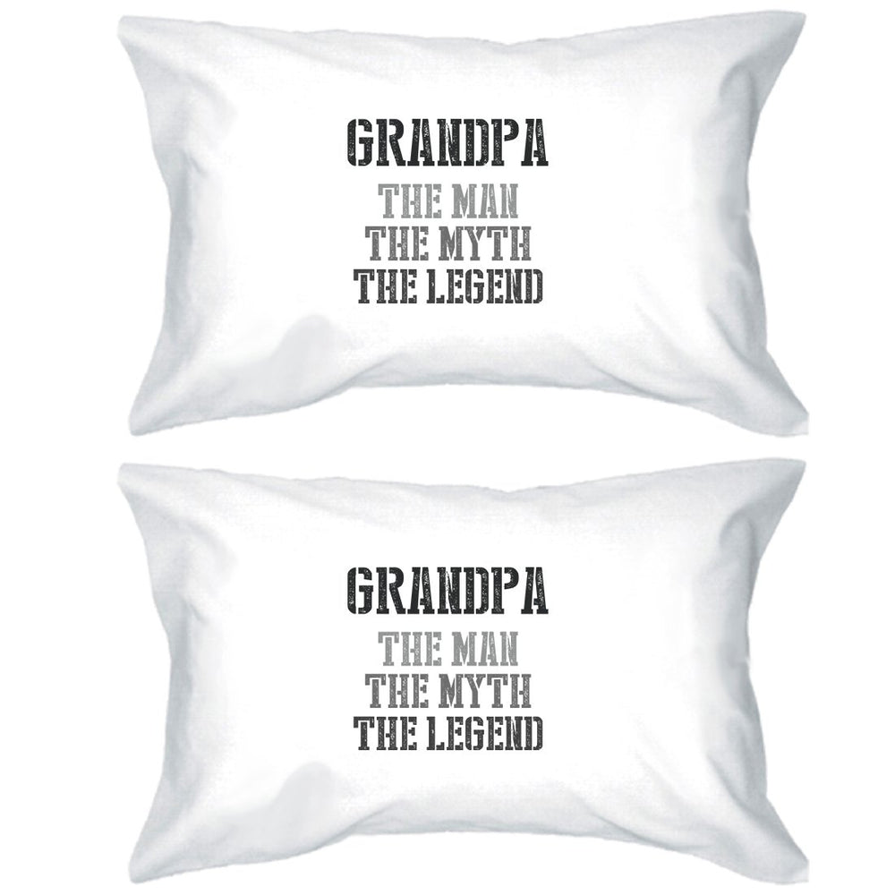 Legend Grandpa Pillowcases Standard Size Pillow Covers Family Gift