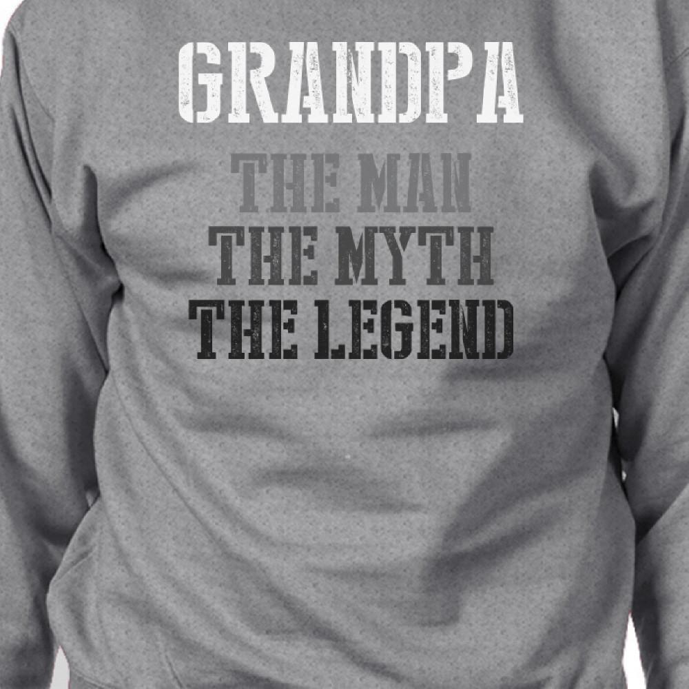 Grandpa Man Myth Legend Sweatshirt Christmas Gift For Grandfather