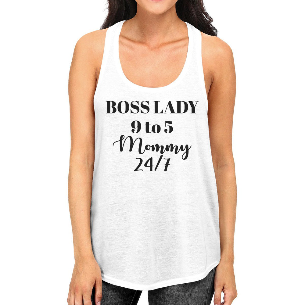 Boss Lady Mommy Women's Graphic Tanks Funny Mothers Day Gift Idea