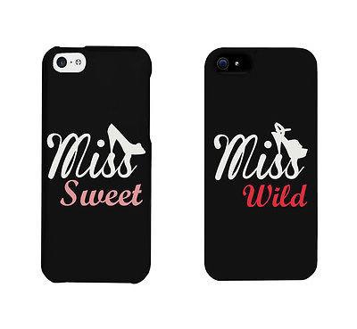 Miss Sweet And Wild Shoes Cute BFF Matching Phone Cases For Best Friends