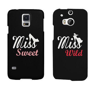 Miss Sweet And Wild Shoes Cute BFF Matching Phone Cases For Best Friends