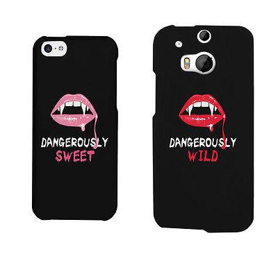 Dangerously Sweet And Wild Lips Cute BFF Matching Phone Cases Gift