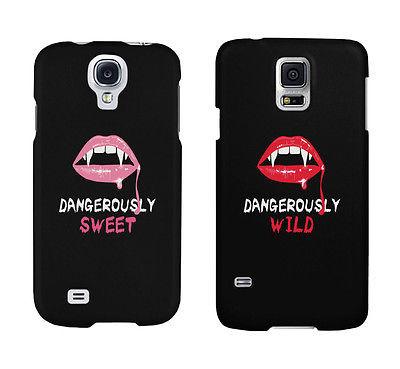 Dangerously Sweet And Wild Lips Cute BFF Matching Phone Cases Gift