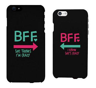 BFF Mint Pink Arrow Cute BFF Matching Phone Cases For Best Friends