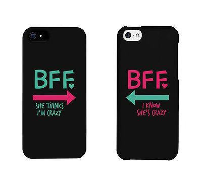 BFF Mint Pink Arrow Cute BFF Matching Phone Cases For Best Friends