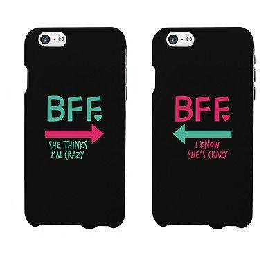 BFF Mint Pink Arrow Cute BFF Matching Phone Cases For Best Friends