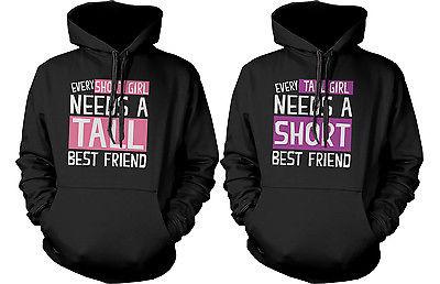 BFF Accessories BFF Pullover Hoodies for Tall and Short Best Friends