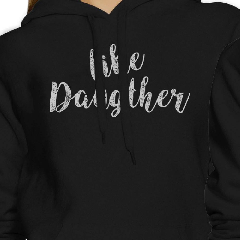 Like Daughter Like Mother Black Cute Mom Daughter Matching Hoodies