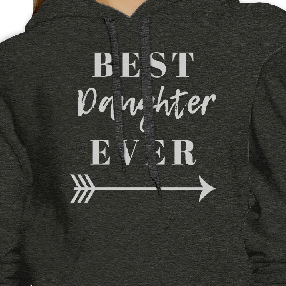 Best Daughter Mother Ever Dark Gray Cute Hoodie Funny Mothers Gifts